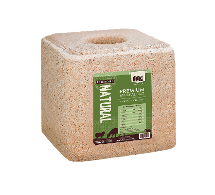 Redmond mineral block for cattle.