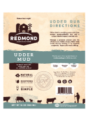Redmond Udder Mud Label